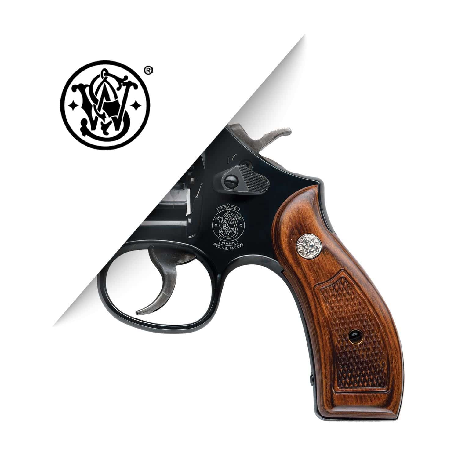 Wesson smith revolver and grips Smith &